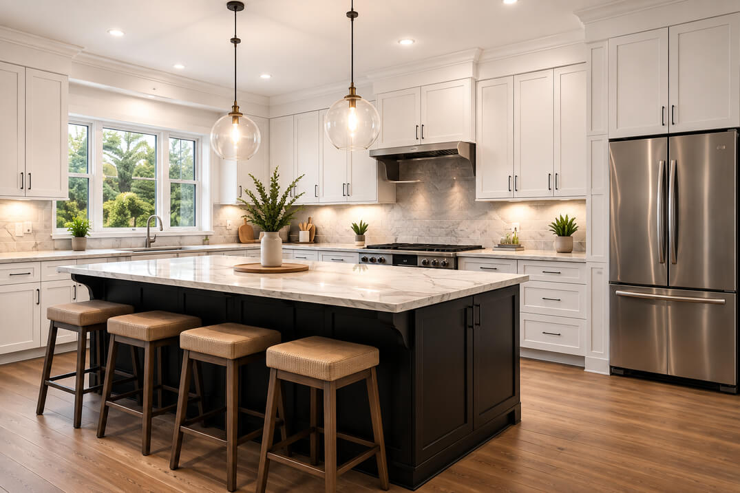 Remodeled interior