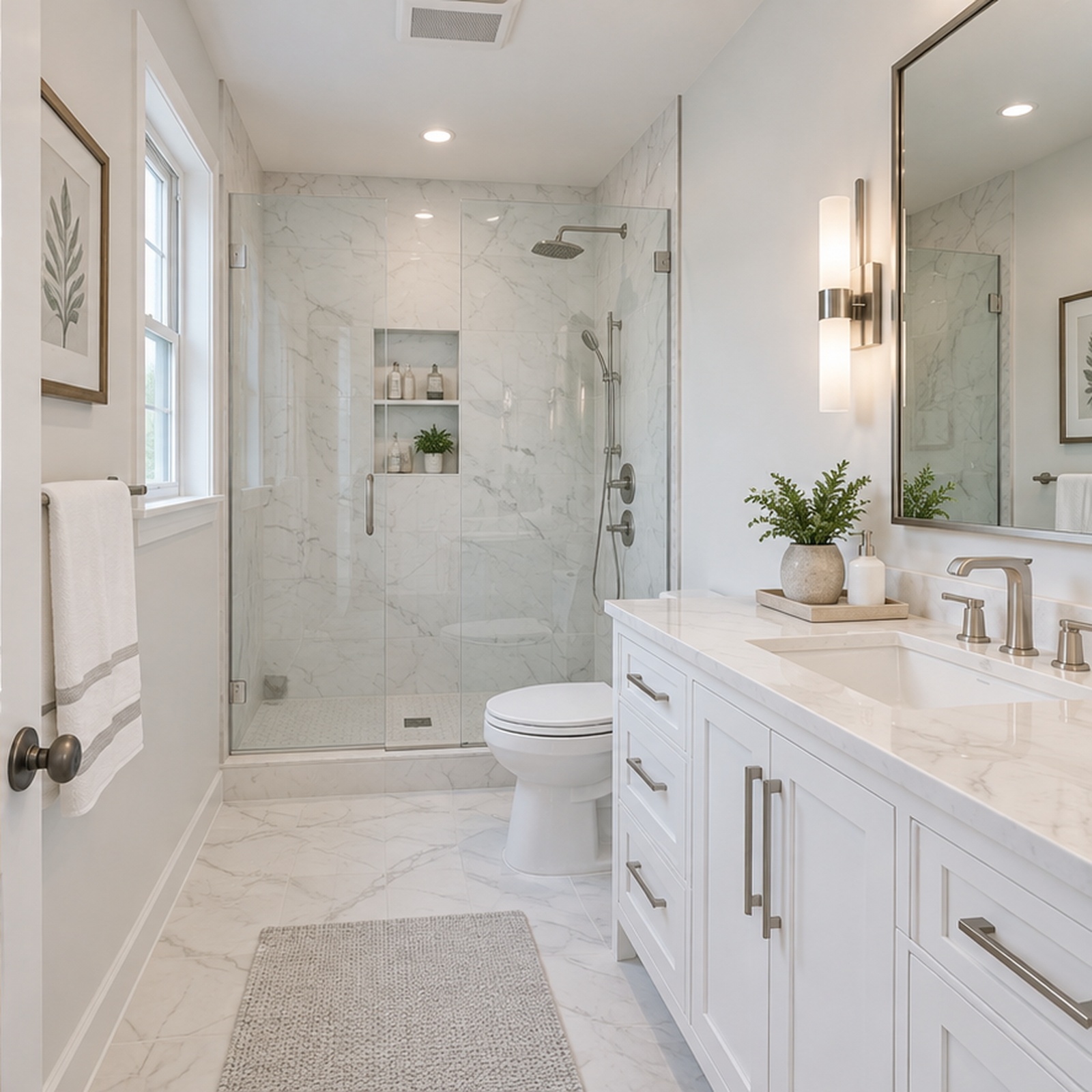 Bathroom Remodel after