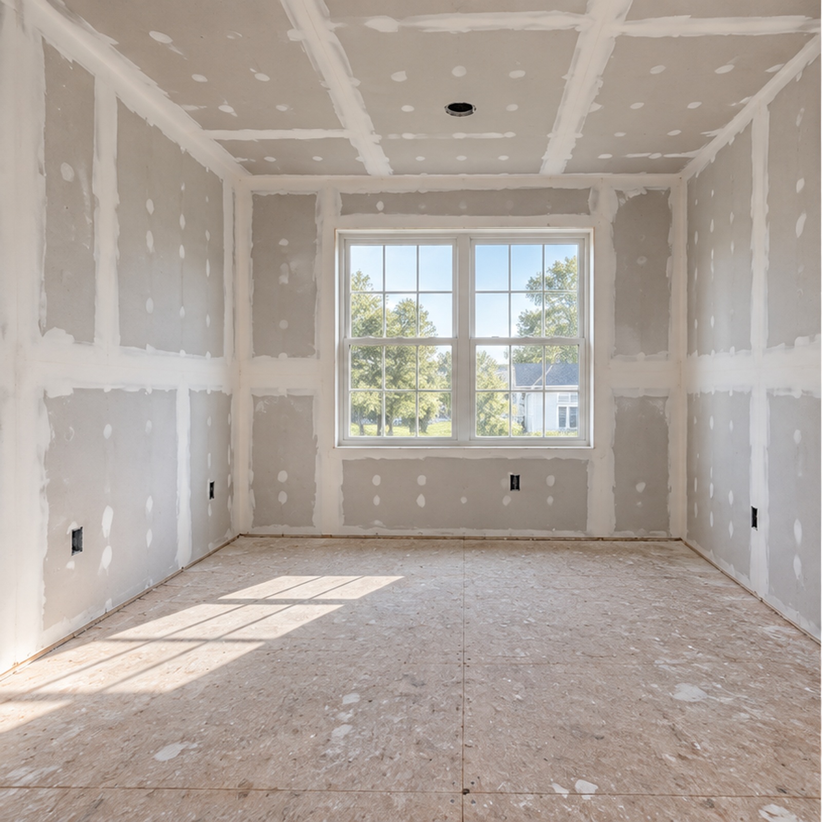 Drywall before